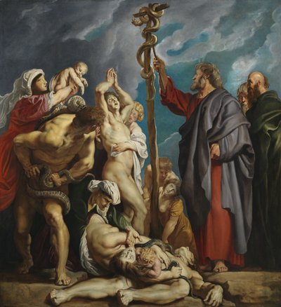 Moses and the Brazen Serpent, c.1609-10 by Peter Paul Rubens
